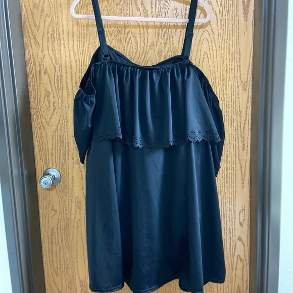 Nwt Laser Cutout Off the Shoulder Swimdress Swimsuits For All Woman Wit… - Picture 6 of 6